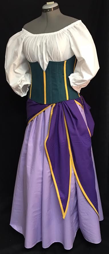 Esmeralda Under-bust Corset Set - Image 3