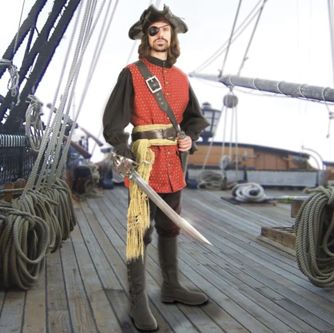 Scoundrel Long Pirate Vest - Image 6