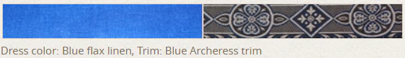 Flax Linen Medieval Dress - The Archeress - Image 11
