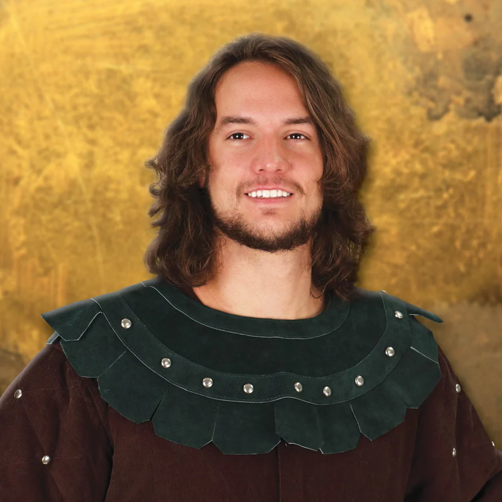 Warrior Suede Studded Mantle - Image 3